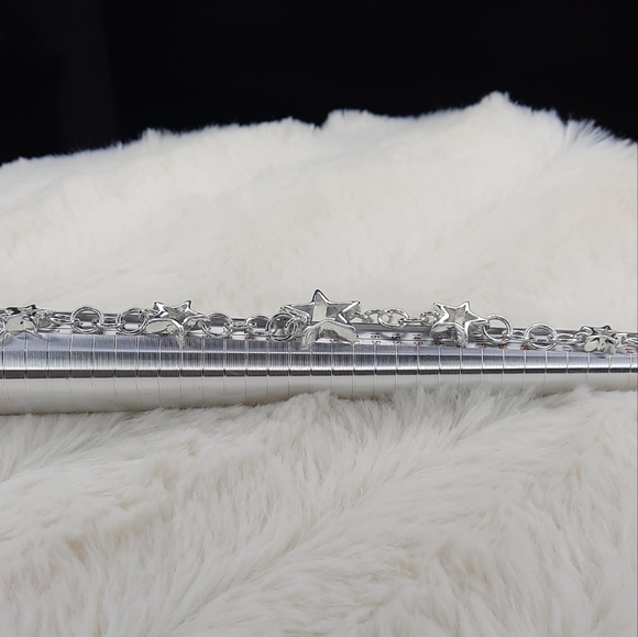 SILVER BRACELET 925 with 5⭐️s - Picture 9 of 11